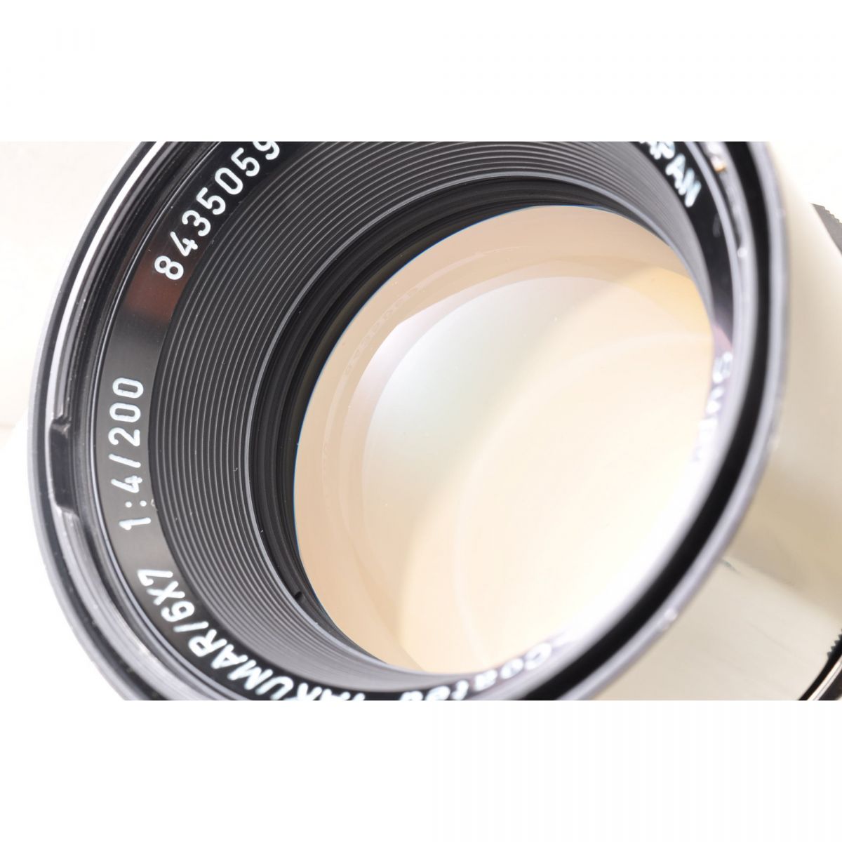 【中古】Pentax SMC Takumar 6x7 200mm f/4 単焦点レンズ 偏光フィルター付き ペンタックス S/N:8435059