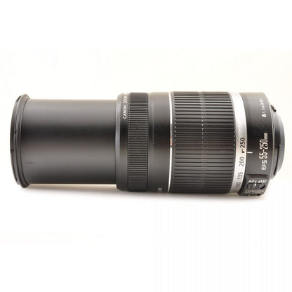 【中古】Canon EF-S 55-250mm f/4-5.6 IS ズーム カメラレンズ 交換レンズ キヤノン S/N:39246564