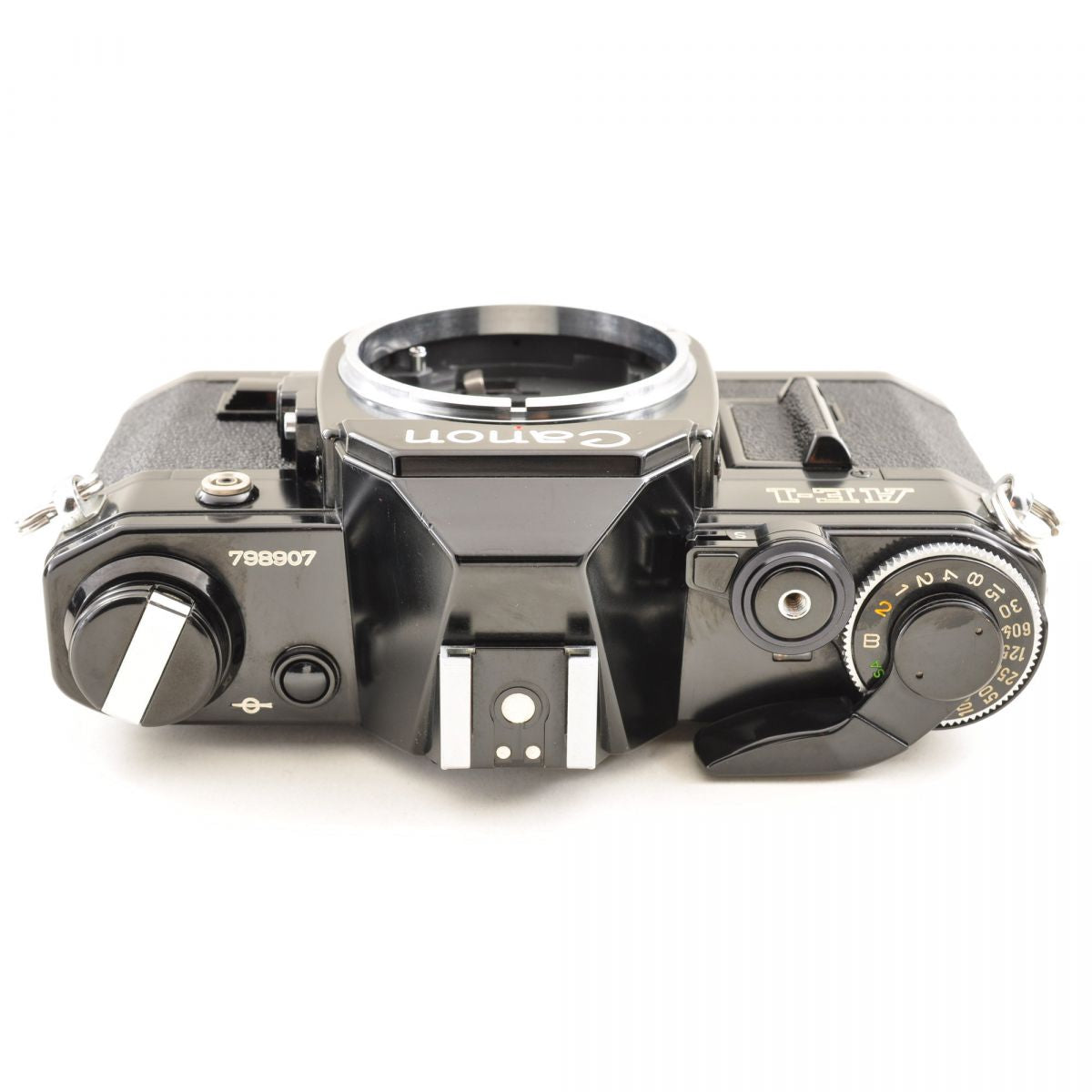 【中古】Canon AE-1 ブラック 一眼レフ フィルムカメラ キヤノン S/N:798907