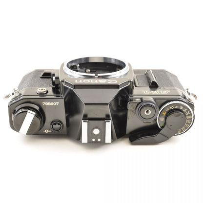 【中古】Canon AE-1 ブラック 一眼レフ フィルムカメラ キヤノン S/N:798907