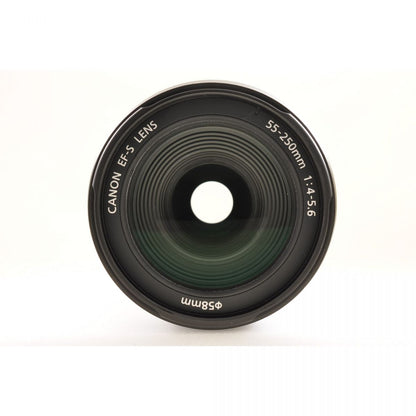 【中古】Canon EF-S 55-250mm f/4-5.6 IS ズーム カメラレンズ 交換レンズ キヤノン S/N:39246564