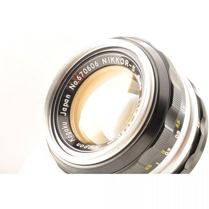 【中古】Nikon Nippon Kogaku NIKKOR-S Auto 50mm f/1.4 単焦点 カメラレンズ 交換レンズ ニホンコウガク S/N:670606