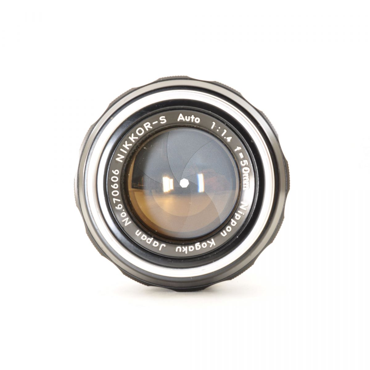 【中古】Nikon Nippon Kogaku NIKKOR-S Auto 50mm f/1.4 単焦点 カメラレンズ 交換レンズ ニホンコウガク S/N:670606