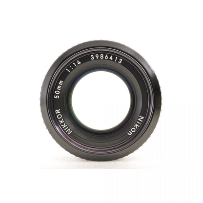 【中古】Nikon Ai Nikkor 50mm f/1.4 単焦点 カメラレンズ 交換レンズ ニコン S/N:3986413