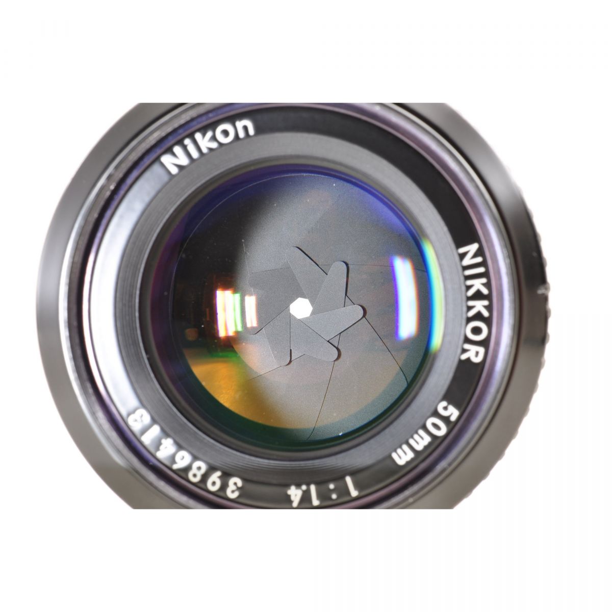 【中古】Nikon Ai Nikkor 50mm f/1.4 単焦点 カメラレンズ 交換レンズ ニコン S/N:3986413