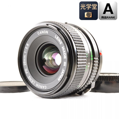 【中古】Canon New FD 28mm f/2.8 広角 単焦点 カメラレンズ 交換レンズ キヤノン S/N:1095397
