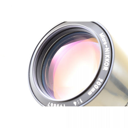 【中古】Nikon Ai Nikkor 200mm f/4 単焦点 カメラレンズ 交換レンズ ニコン S/N:195867
