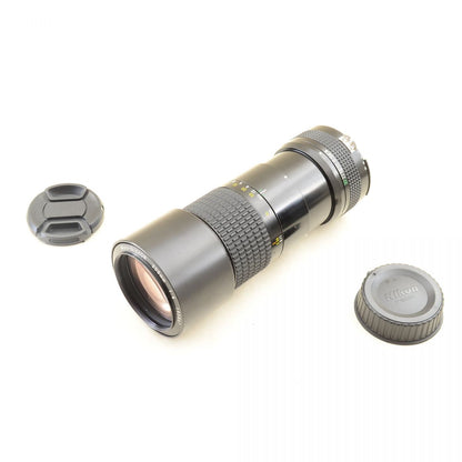 【中古】Nikon Ai Nikkor 200mm f/4 単焦点 カメラレンズ 交換レンズ ニコン S/N:195867