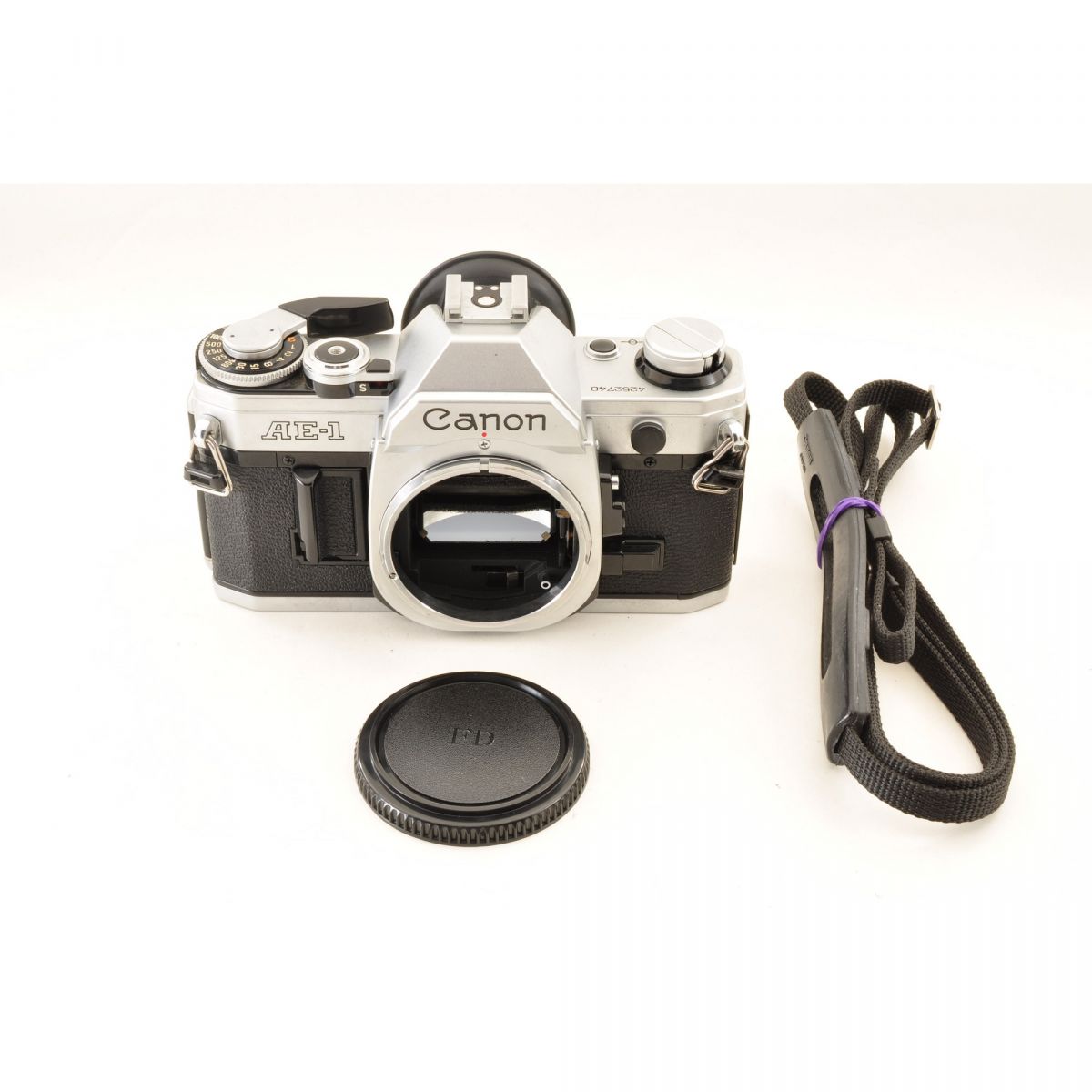 【中古】Canon AE-1 シルバー 一眼レフ フィルムカメラ キヤノン S/N:4252748