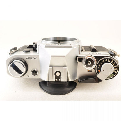 【中古】Canon AE-1 シルバー 一眼レフ フィルムカメラ キヤノン S/N:4252748