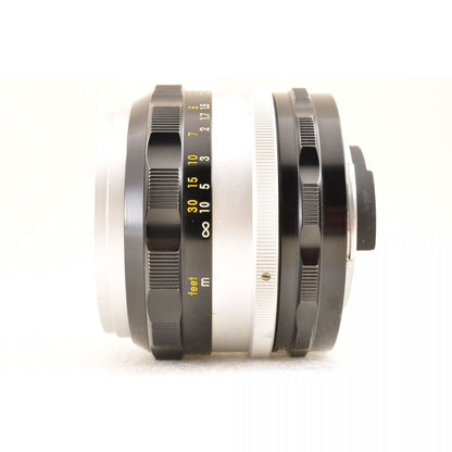 【中古】Nikon NIKKOR-S Auto 50mm f/1.4 単焦点 フード付き カメラレンズ 交換レンズ ニコン S/N:1074172