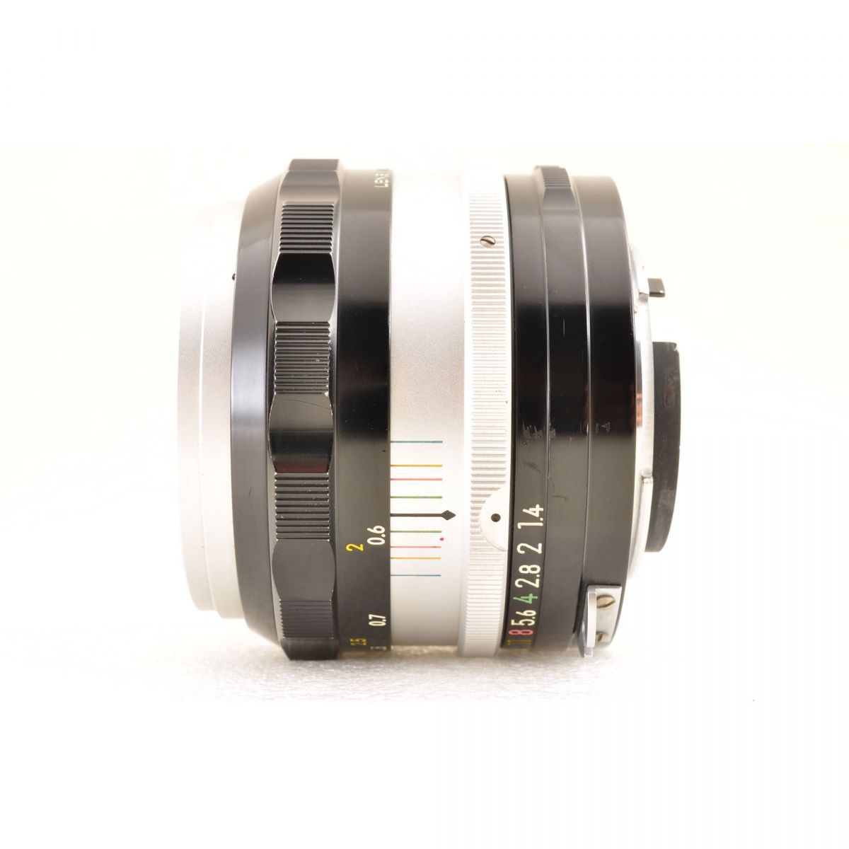 【中古】Nikon NIKKOR-S Auto 50mm f/1.4 単焦点 フード付き カメラレンズ 交換レンズ ニコン S/N:1074172