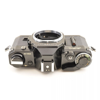 【中古】Canon AE-1 ブラック 一眼レフ フィルムカメラ キヤノン S/N:901824