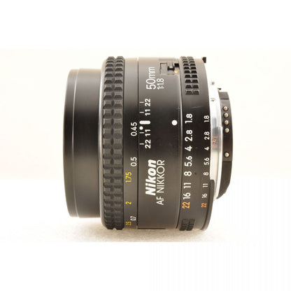 【中古】Nikon AF NIKKOR 50mm f/1.8 標準 単焦点レンズ ニコン S/N: 4297378