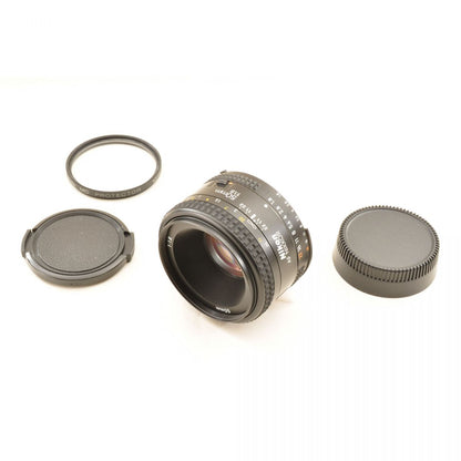 【中古】Nikon AF NIKKOR 50mm f/1.8 標準 単焦点レンズ ニコン S/N: 4297378