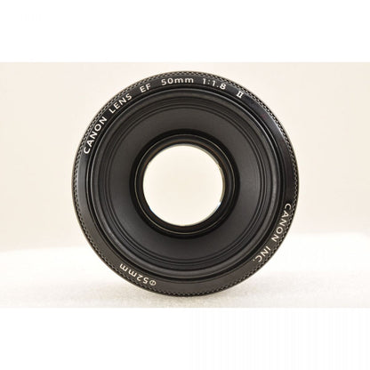 【中古】Canon EF 50mm F1.8 II 単焦点 カメラレンズ 交換レンズ キヤノン S/N:0505048781