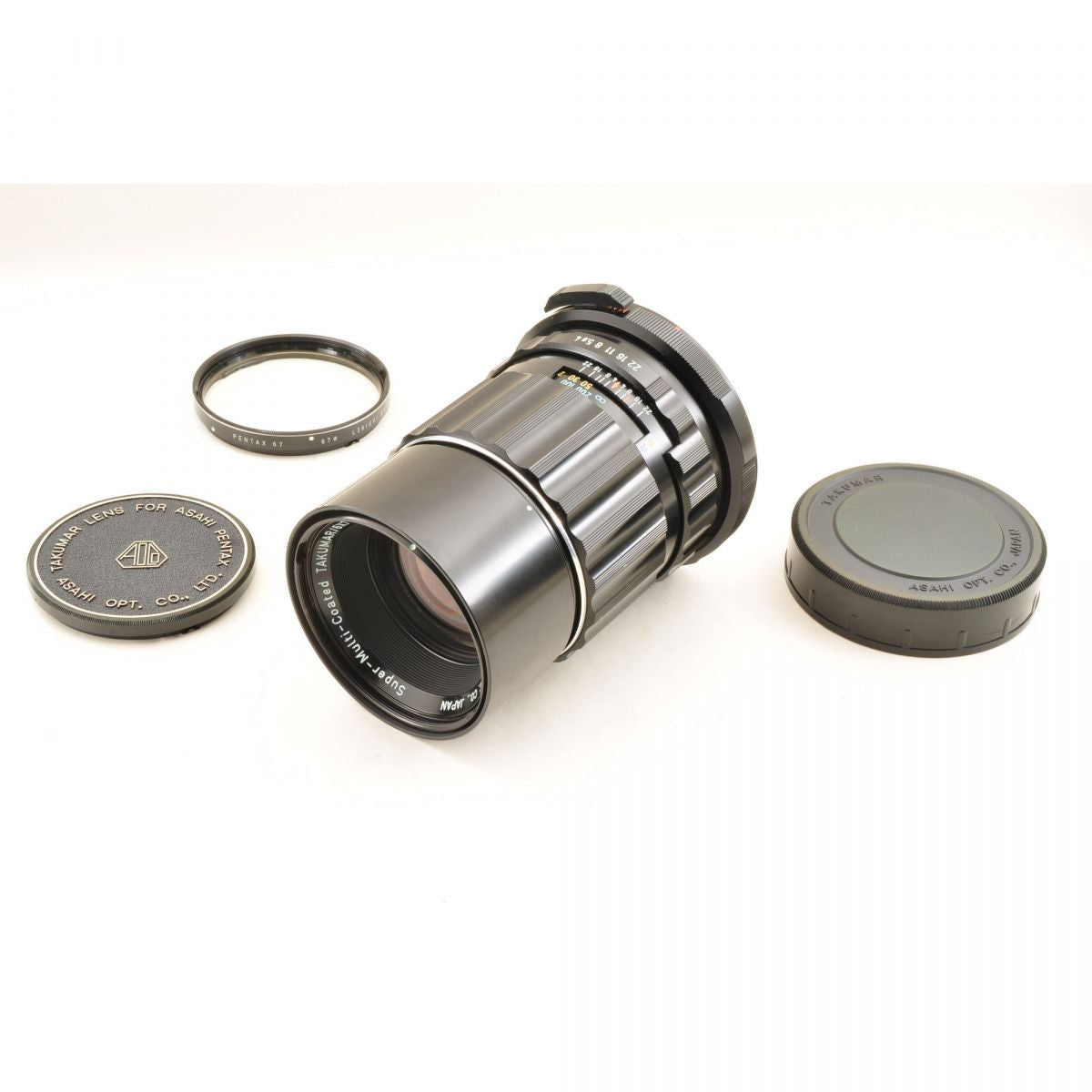 【中古】Pentax ASAHI SMC Takumar 6x7 200mm F4 フィルター付き 単焦点 カメラレンズ 交換レンズ ペンタックス S/N:8457138