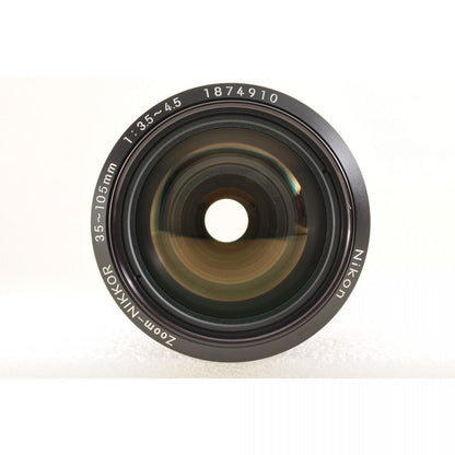 【中古】Nikon Zoom-Nikkor 35-105mm f/3.5-4.5 Ai-s ズーム カメラレンズ 交換レンズ ニコン S/N:1874910