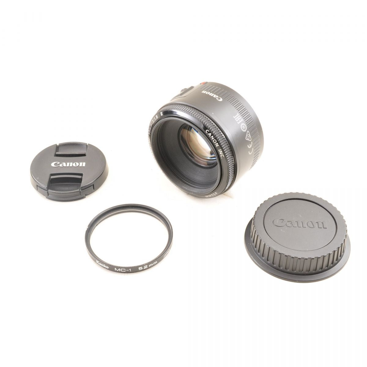 【中古】Canon EF 50mm f/1.8 II 単焦点 カメラレンズ 交換レンズ キヤノン S/N:1515017343