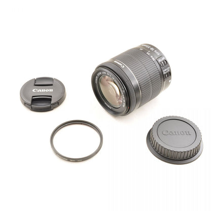 【中古】Canon EF-S 18-55mm f/3.5-5.6 IS STM ズーム カメラレンズ 交換レンズ キヤノン S/N:284204076675