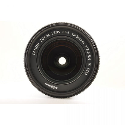 【中古】Canon EF-S 18-55mm f/3.5-5.6 IS STM ズーム カメラレンズ 交換レンズ キヤノン S/N:284204076675