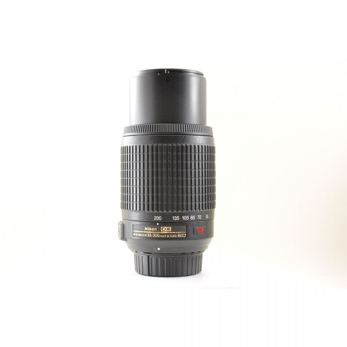 【中古】Nikon DX AF-S 55-200mm f/4-5.6 G ED IF VR ズーム フード付き カメラレンズ 交換レンズ ニコン S/N:4000360