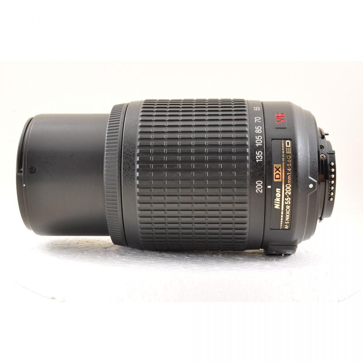 【中古】Nikon DX AF-S 55-200mm f/4-5.6 G ED IF VR ズーム フード付き カメラレンズ 交換レンズ ニコン S/N:4000360