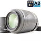 【中古】Nikon DX AF-S 55-200mm f/4-5.6 G ED IF VR ズーム フード付き カメラレンズ 交換レンズ ニコン S/N:4000360
