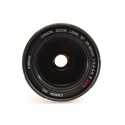 【中古】Canon EF 28-80mm f/3.5-5.6 V USM ズーム カメラレンズ 交換レンズ キヤノン S/N:3614557