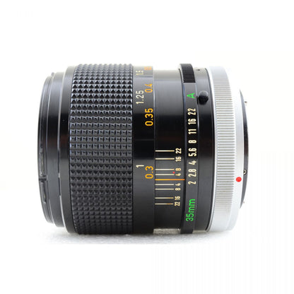 【中古】Canon AE-1 ブラック フィルムカメラ データバックA FD 35mm F2 S.S.C. 単焦点 レンズセット S/N:890806