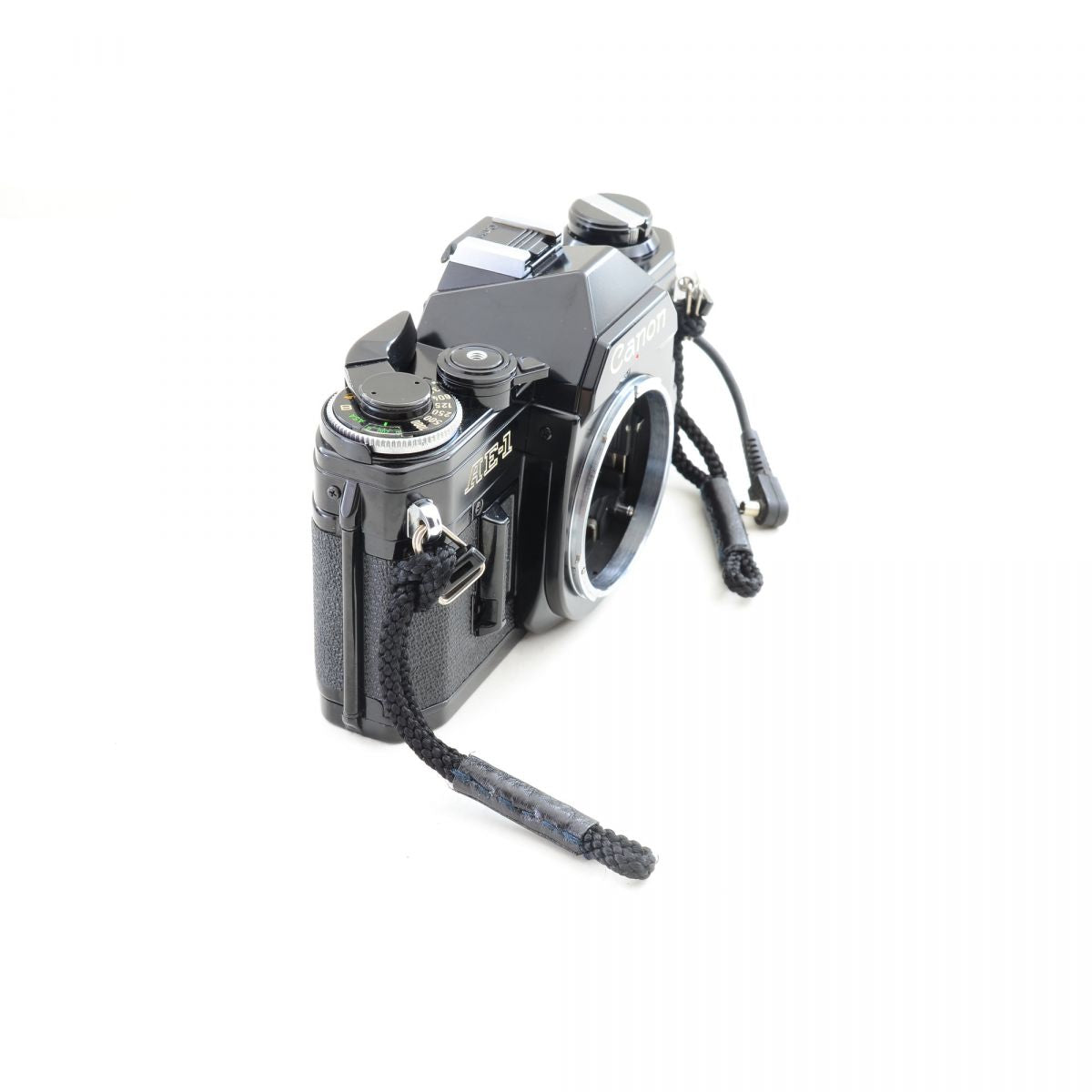 【中古】Canon AE-1 ブラック フィルムカメラ データバックA FD 35mm F2 S.S.C. 単焦点 レンズセット S/N:890806