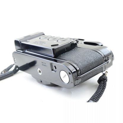 【中古】Canon AE-1 ブラック フィルムカメラ データバックA FD 35mm F2 S.S.C. 単焦点 レンズセット S/N:890806
