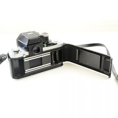 【中古】Nikon F2 フォトミック シルバー 35mm 一眼レフ フィルムカメラ NIKKOR-S.C Auto 50mm F1.4 レンズ セット S/N:7800475