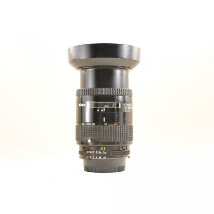 【中古】Nikon AF 28-85mm F3.5-4.5 ズーム カメラレンズ 交換レンズ フード付き ニコン S/N:3220937