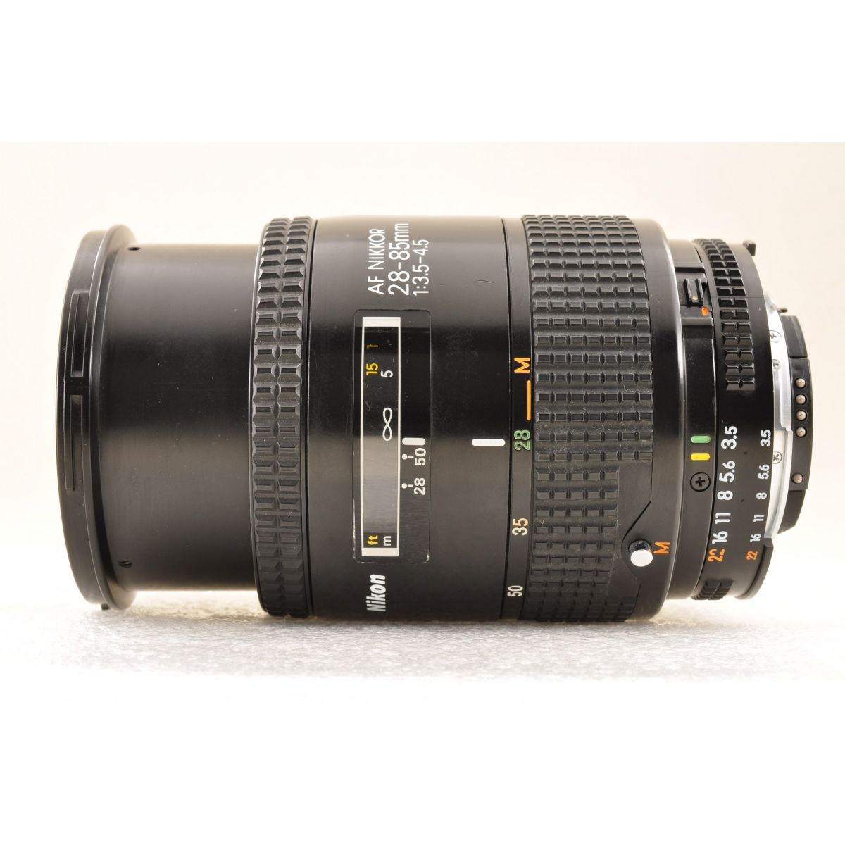 【中古】Nikon AF 28-85mm F3.5-4.5 ズーム カメラレンズ 交換レンズ フード付き ニコン S/N:3220937