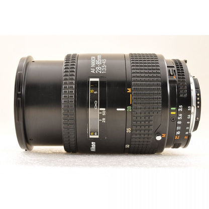 【中古】Nikon AF 28-85mm F3.5-4.5 ズーム カメラレンズ 交換レンズ フード付き ニコン S/N:3220937