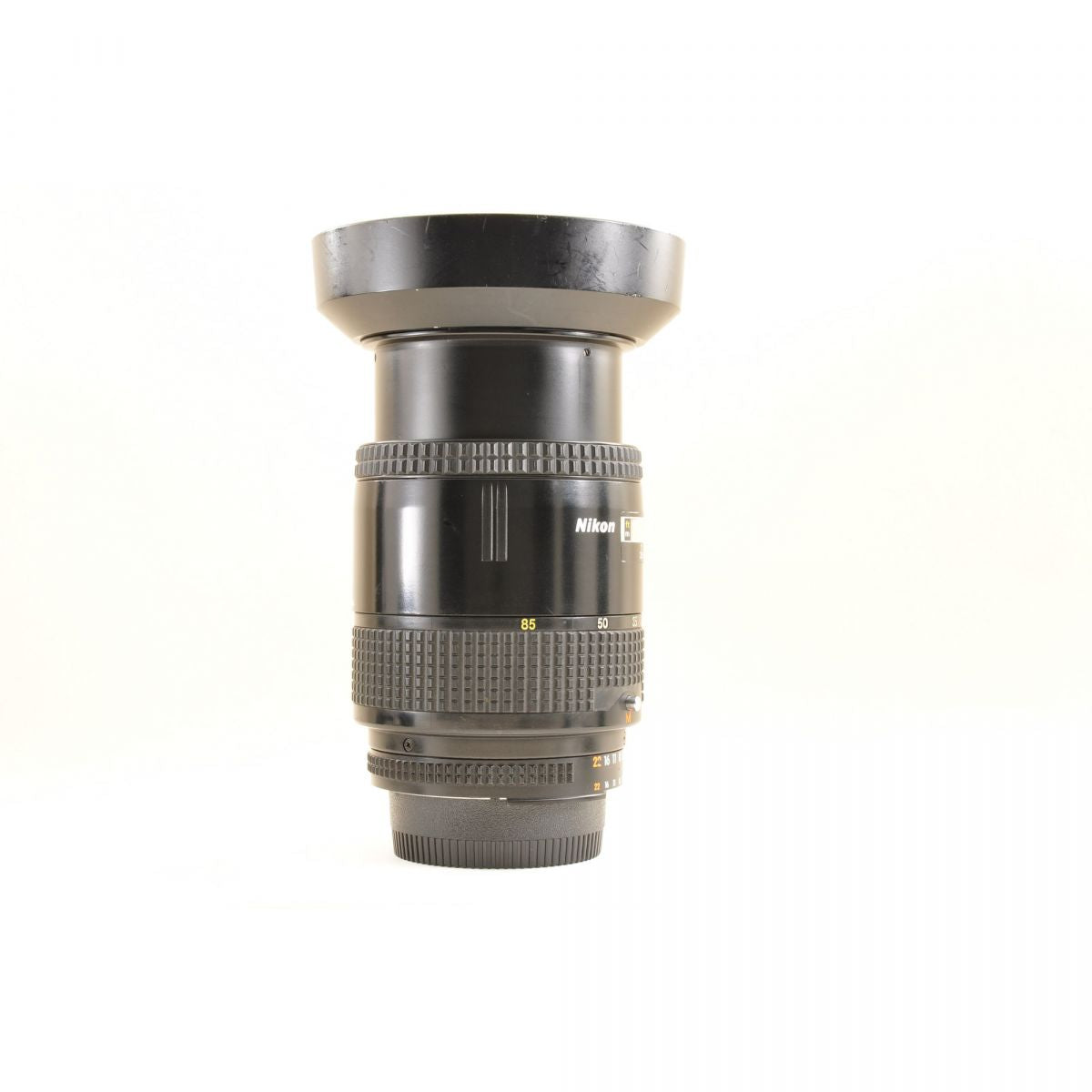 【中古】Nikon AF 28-85mm F3.5-4.5 ズーム カメラレンズ 交換レンズ フード付き ニコン S/N:3220937