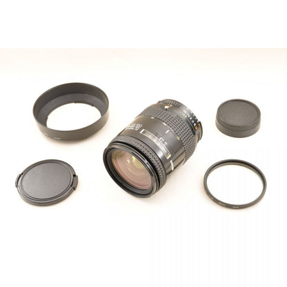 【中古】Nikon AF 28-85mm F3.5-4.5 ズーム カメラレンズ 交換レンズ フード付き ニコン S/N:3220937