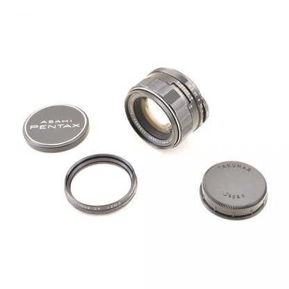 【中古】PENTAX Super-Takumar 55mm f/1.8 単焦点 クローズアップフィルター付き カメラレンズ 交換レンズ ペンタックス M42マウント用 S/N:1130521