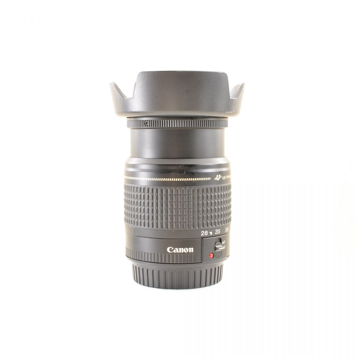 【中古】Canon EF 28-80mm f/3.5-5.6 V USM ズーム フード付き カメラレンズ 交換レンズ キヤノン S/N:2606956