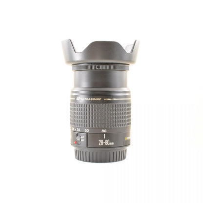 【中古】Canon EF 28-80mm f/3.5-5.6 V USM ズーム フード付き カメラレンズ 交換レンズ キヤノン S/N:2606956