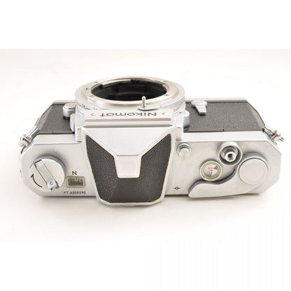【中古】Nikon Nikomat FT シルバー 35mm 一眼レフ フィルムカメラ ニコン S/N:4305290