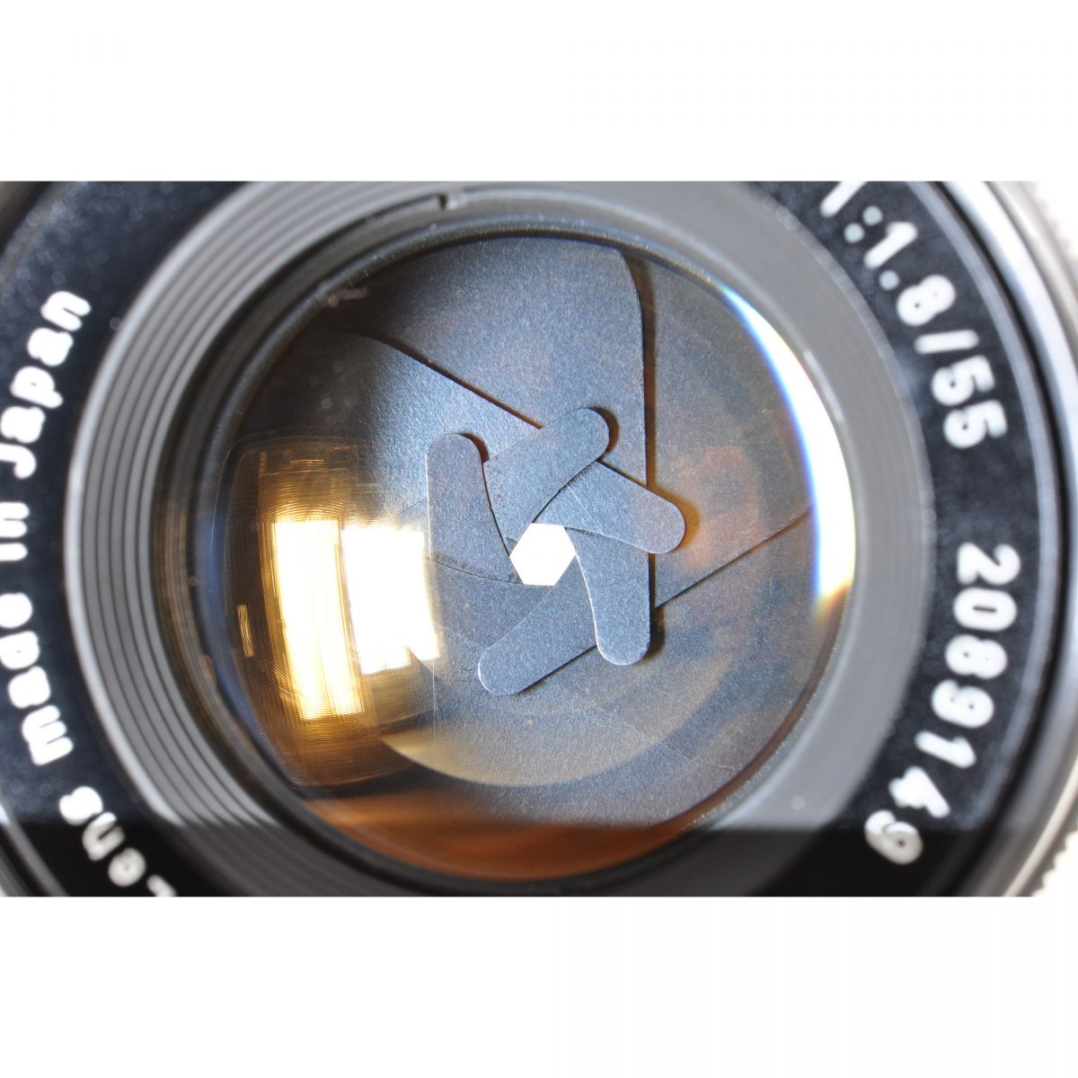 【中古】Pentax Super Takumar 55mm F1.8 ケース付き 単焦点 カメラレンズ 交換レンズ ペンタックス S/N:2089149