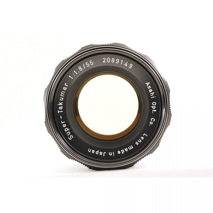 【中古】Pentax Super Takumar 55mm F1.8 ケース付き 単焦点 カメラレンズ 交換レンズ ペンタックス S/N:2089149