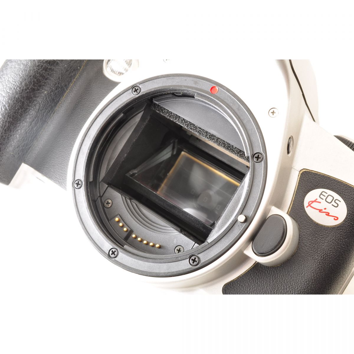 【中古】Canon EOS Kiss シルバー 35mm 一眼レフ フィルムカメラ キヤノン S/N:735529