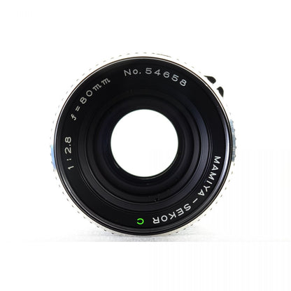【中古】Mamiya M645 AEファインダー 中判 フィルムカメラ セコール C 80mm f/2.8 レンズセット マミヤ S/N:J10451