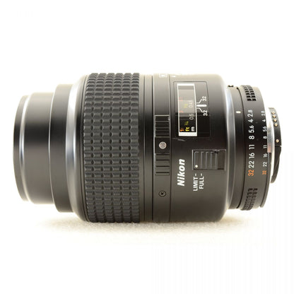 【中古】Nikon AF Micro NIKKOR 105mm f/2.8 中望遠 マクロ 単焦点レンズ ニコン S/N: 333551