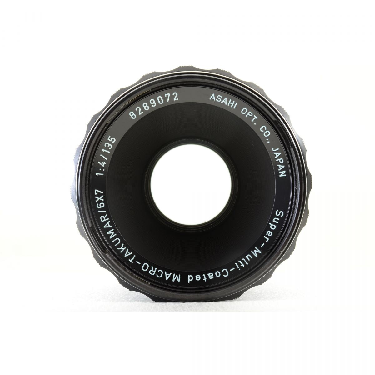 【中古】Pentax 6x7 67 TTL ミラーアップ 中判 フィルムカメラ SMC マクロ タクマー 135mm f/4 単焦点レンズ セット ペンタックス S/N:4098176