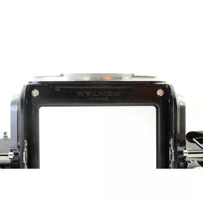 【中古】Pentax 6x7 67 TTL ミラーアップ 中判 フィルムカメラ SMC マクロ タクマー 135mm f/4 単焦点レンズ セット ペンタックス S/N:4098176