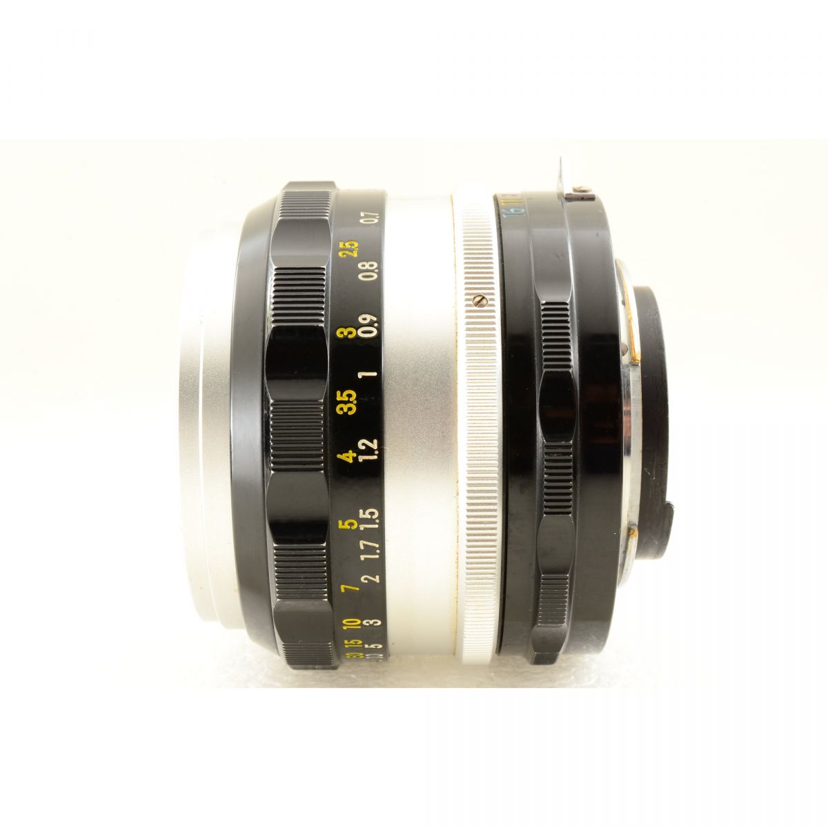【中古】Nikon NIKKOR-S Auto 50mm f/1.4 非Ai 標準 単焦点レンズ HS-9フード付 ニコン S/N: 728199